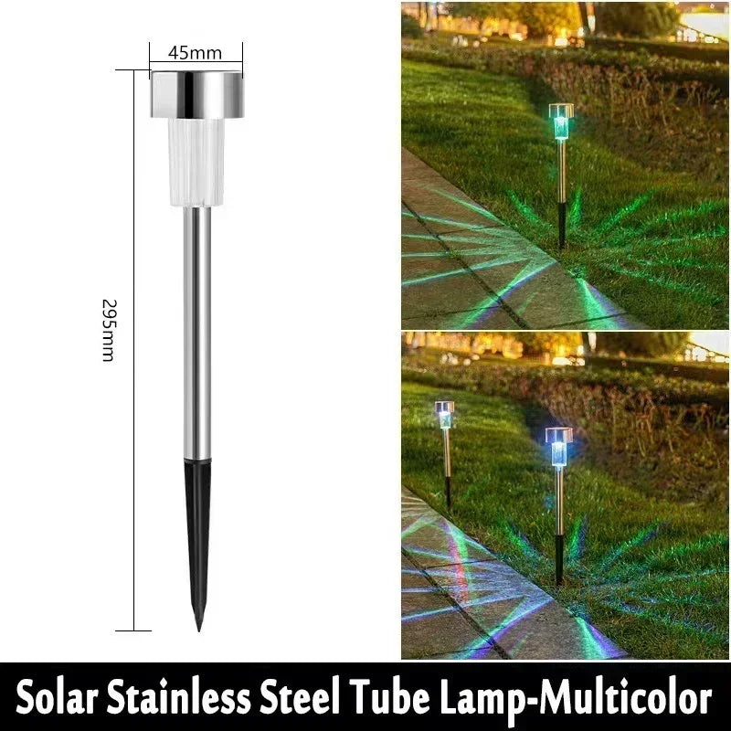 lampe solaire extérieure jardin led argentée noire moderne ip44 abs