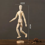 mannequins articulés bois naturel clair classique minimaliste pieds mains tringles