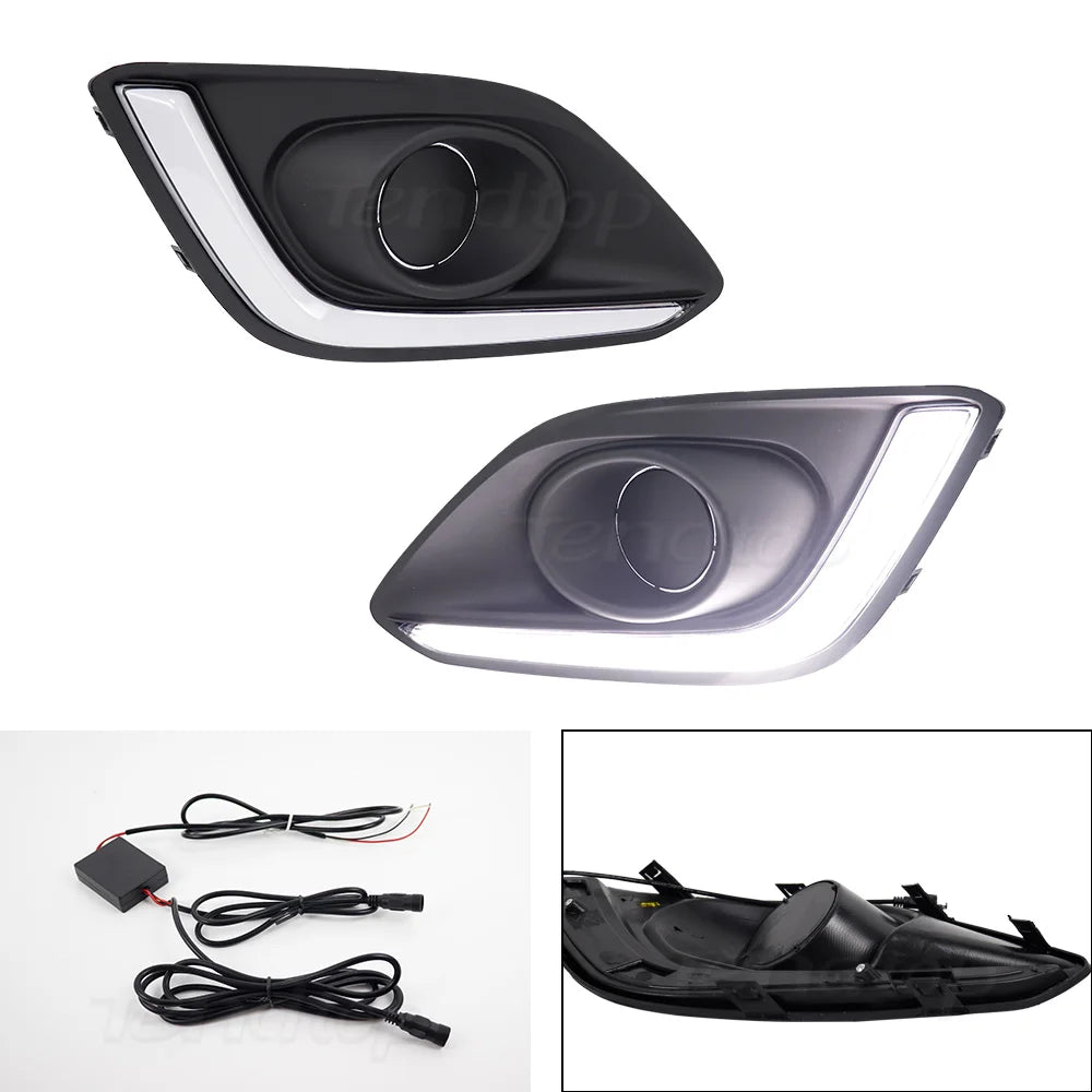 feux jour led antibrouillard blanc moderne suzuki swift 2014 2015 2016