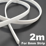 tube flexible blanc translucide moderne led étanche ip67 12mm ws2812 adaptable longueur