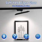 projecteurs led rail noir moderne 30w 60w 30cm 60cm facile certifiés cecccrohs