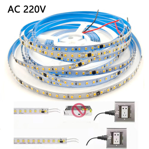 ruban led blanc bleu adhésif étanche intérieur salon décoration lumière moderne haute luminosité 220v