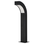 lampe led impermeable moderne noire contemporaine ip65 fixee plaque carrée extérieure jardin villa
