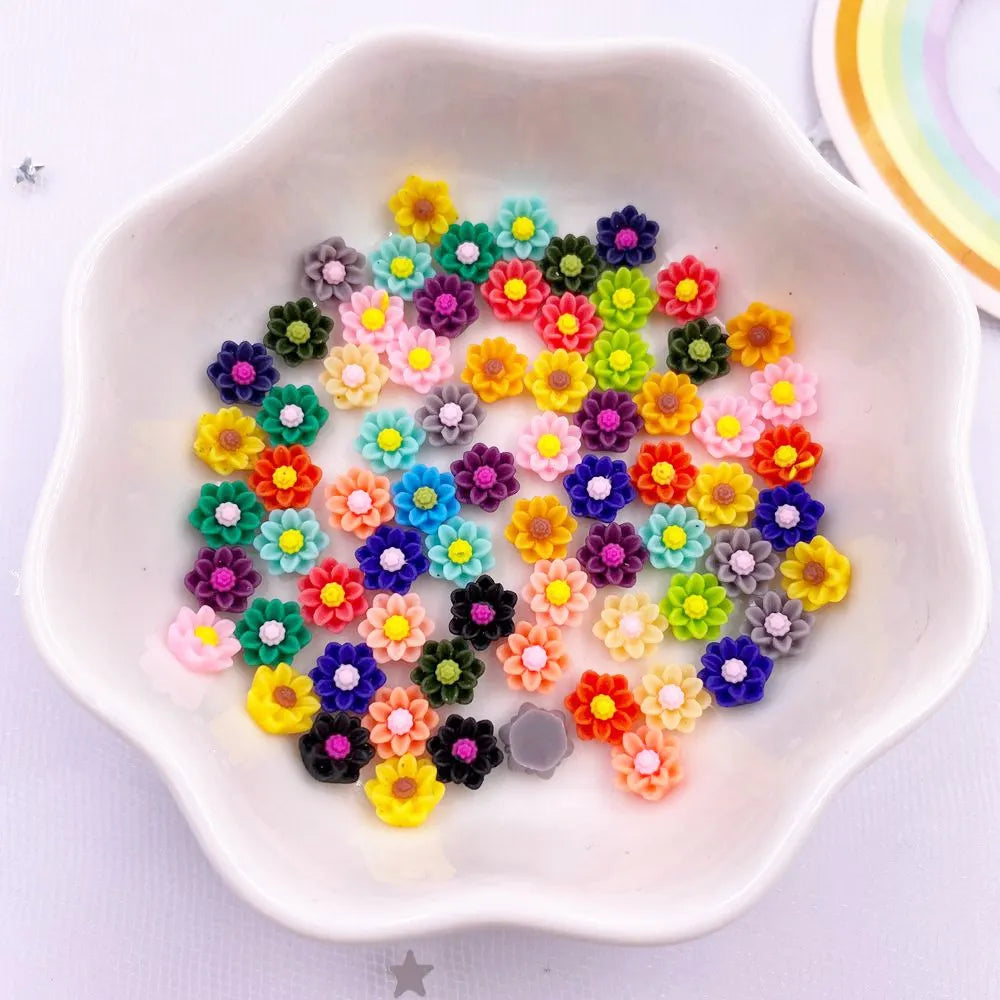 résine multicolores fleurs détaillées décoratives bricolage artisanal mariage anniversaire noël