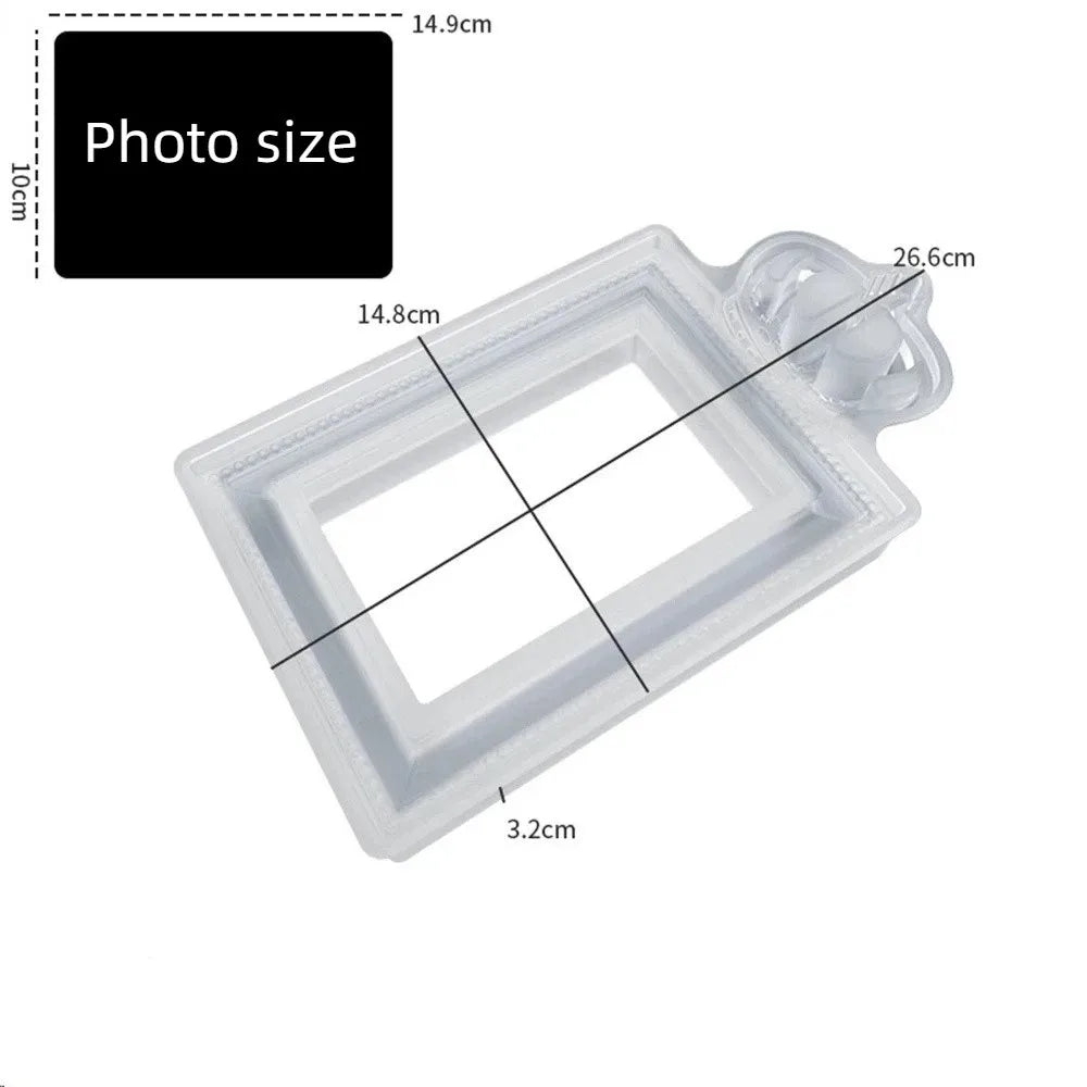 cadres photo silicone antiadhésif couronne géométrique classique baroque