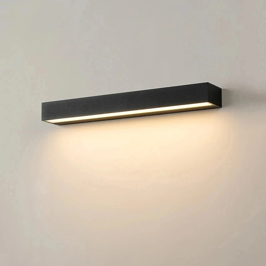 lampe murale moderne led noir étanche ip65 mur extérieur neutral warm white light