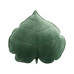 coussin rond imprimé feuilles velours amovible lavable moderne adultes multicolore