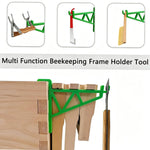 supports cadre d'apiculture vert noir clips multifonctionnels outils d'apiculture couteau grille fixations rapides