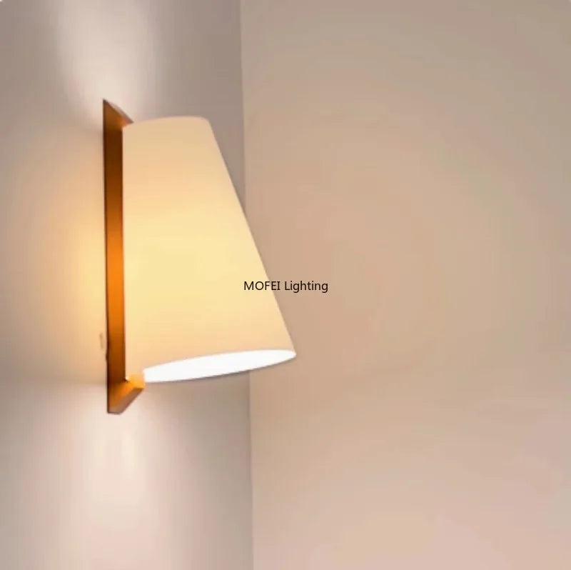 lampe murale moderne blanc texture mat éclairage quotidien 4500k 3000k 6000k fixée verre transparent