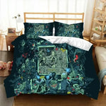 Housse de couette Zelda avec taie d'oreiller assortie en couleur kaki