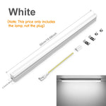 tube led blanc moderne 50cm lisse 2.2cm clips câble 15w 85v 265v