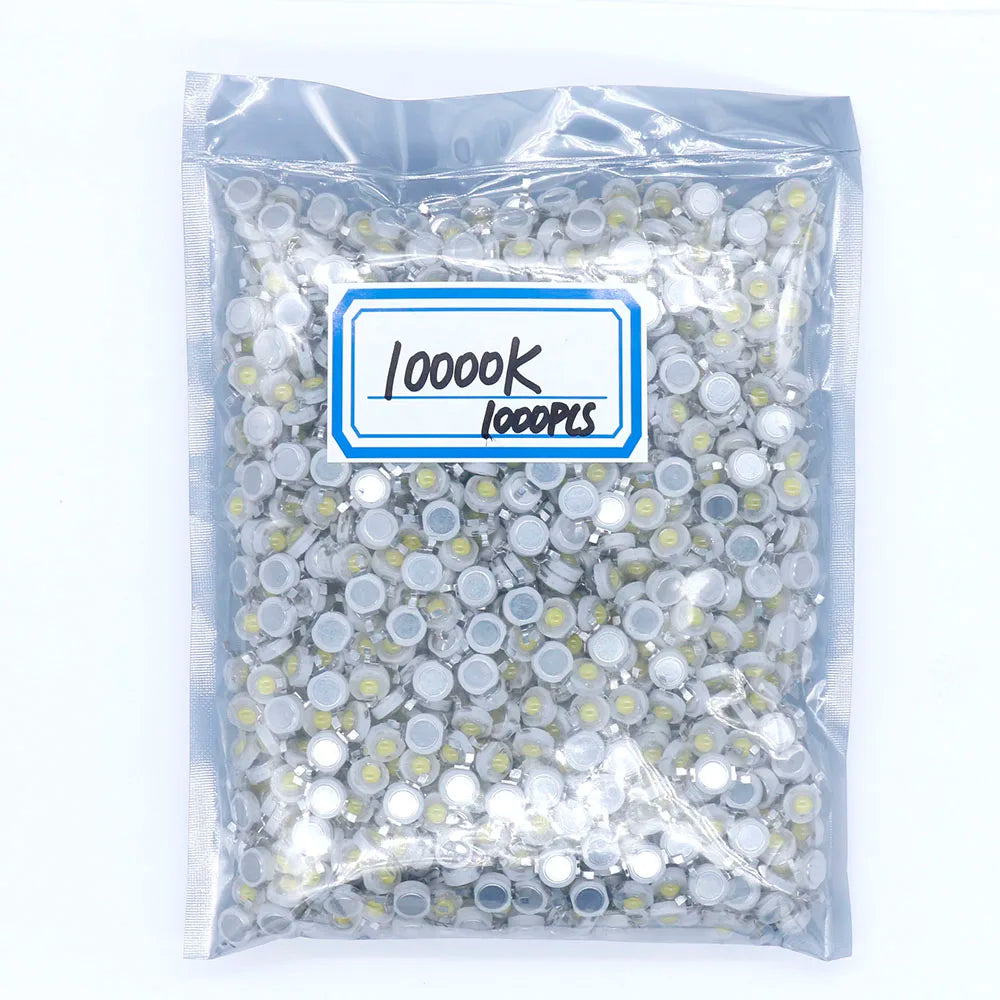 diodes led 1w 3w blanc chaud froid jaune vert bleu puce smd 3.2v 3.6v