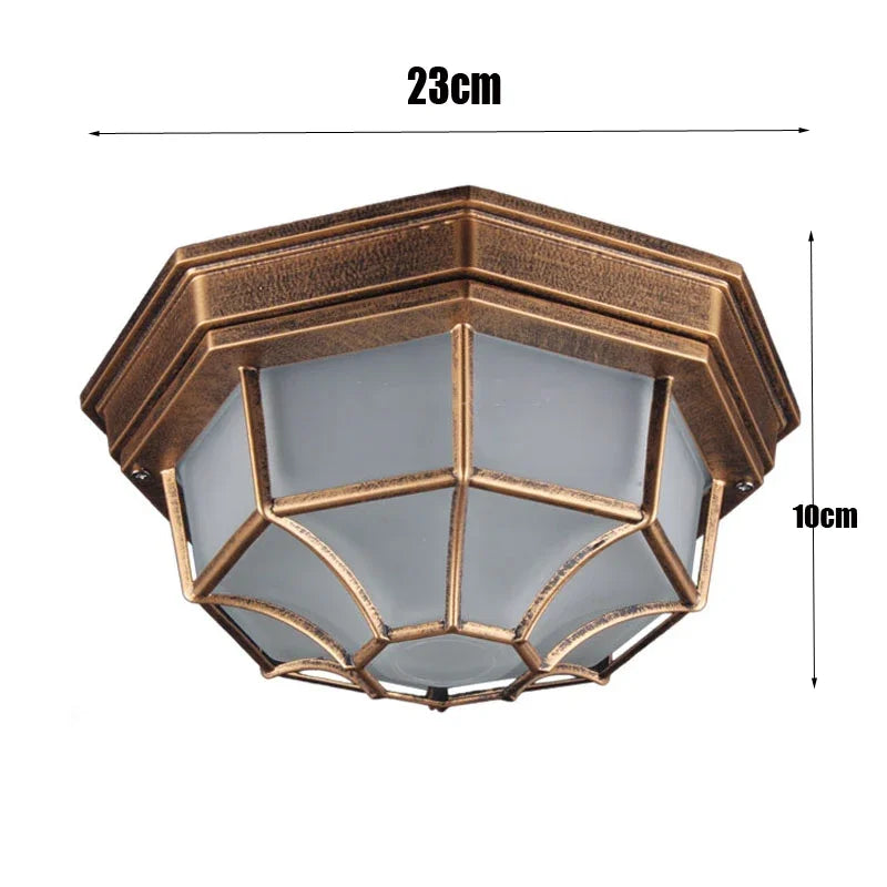 luminaire applique murale industrielle bronze noir blanc verre opalescent européenextérieur IP65