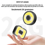 projecteur frontal rechargeable puissant modes lumineux éclairage camping plein air moderne utilitaire
