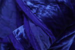 robe velours violet foncé classique biodegradable ceinture ajustable tissu soie