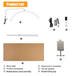 lampe led annulaire blanc transparent moderne 40w clips fixation adaptable stepless dimmer