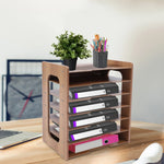 Détail des compartiments de l'organisateur de bureau