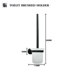 accessoires salle bain noir moderne porte serviettes papier toilette porte robe porte savon tasse