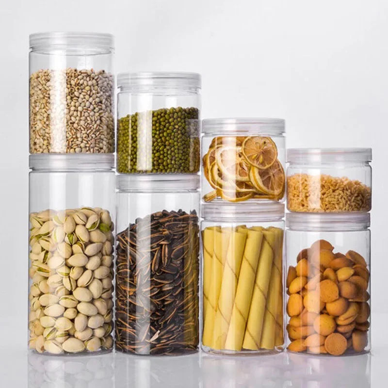 pots conservation hermétiques bouchons spirales support bambou moderne qualité alimentaire respectueux environnement transparents