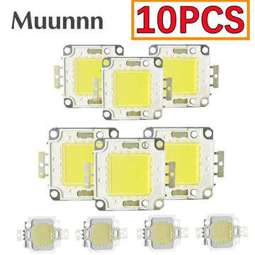 puce led cob 10w 20w 30w 50w 100w blanc chaud blanc plate moderne haute
