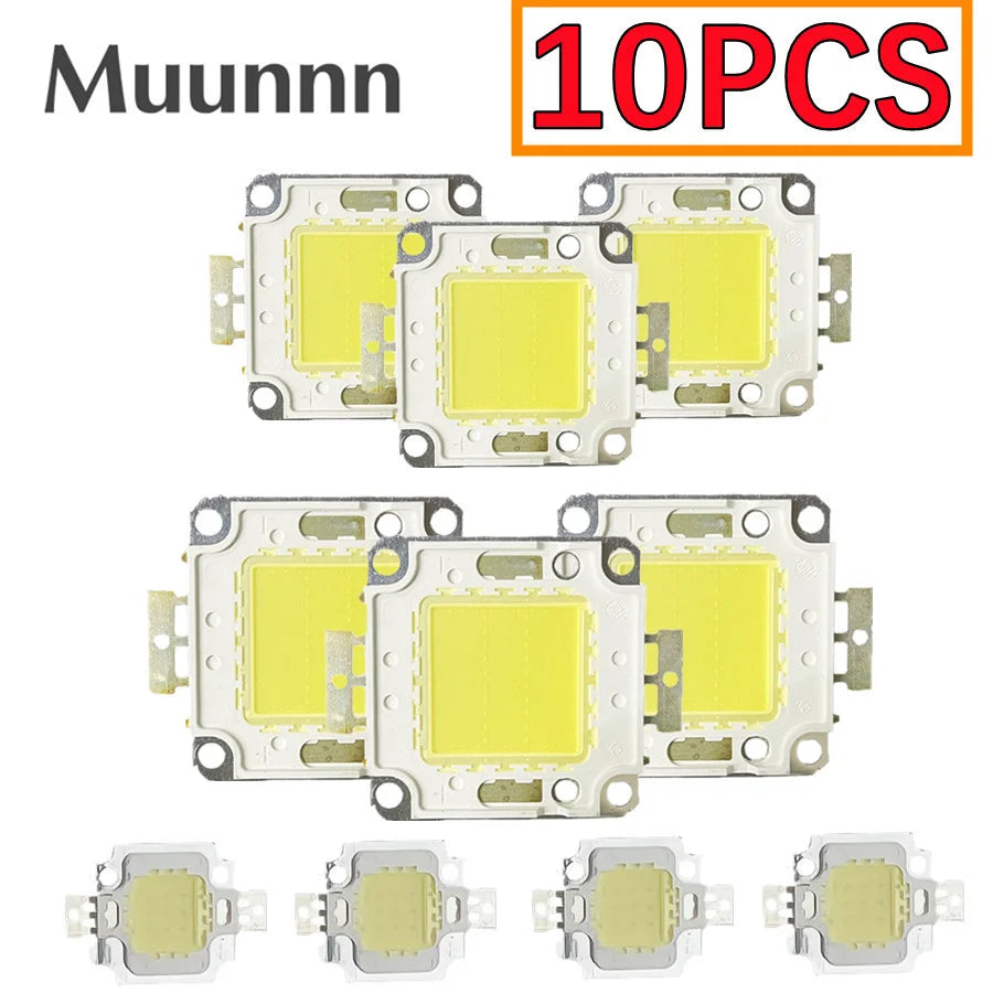 puce led cob 10w 20w 30w 50w 100w blanc chaud blanc plate moderne haute