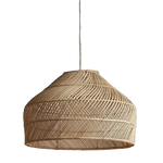 suspension lumineuse tressée moderne cordon beige naturel artisanale vintage pendentif chambre salle manger