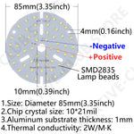 projecteur led 18w 85mm 108mm moderne gris clair 3000k 4000k 6500k