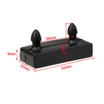 supports barres centrales noirs adhésifs lit moderne plastique plat lisse remplacement pièces cadre
