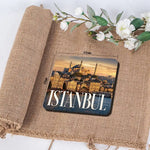 aimants réfrigérateur paysage urbain istanbul multicolore moderne décoration murale