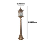 lanterne dorée classique motifs géométriques ip65 protection extérieure éclairage public aluminium opacité moderne
