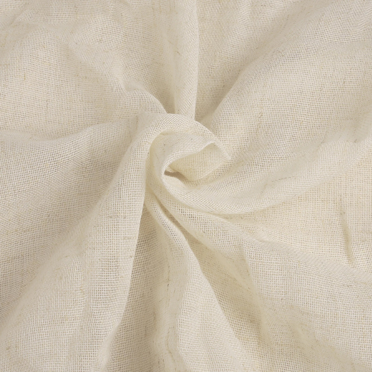 rideau lin blanc cassé texture naturelle translucide décoration intérieure métalliques