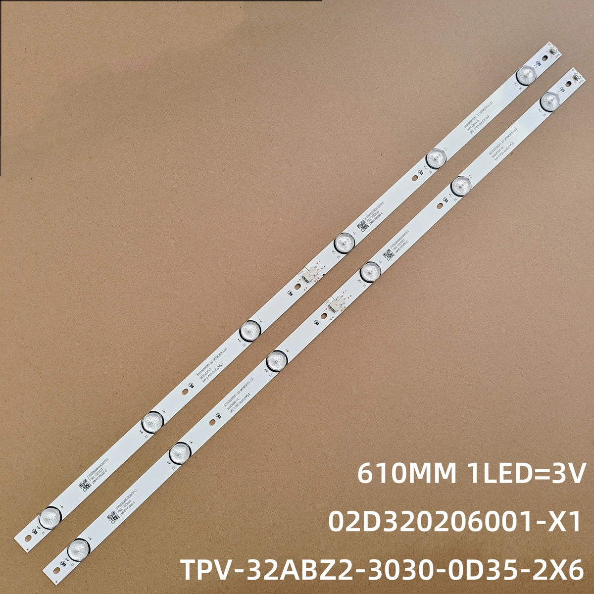 bande led blanc moderne transparents connecteurs 610mm 32s5195 ccc certifié led aluminium
