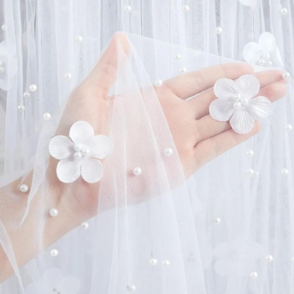 nappe table tulle transparent fleurs romantique décoration mariage blanc semi transparent farmhouse
