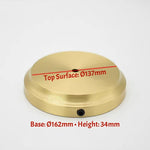 base lampe cuivre doré moderne lisse brillant 100mm 222mm 30mm 40mm