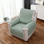 housse chaise inclinable marron beige quiltée élastique ajustable classique facile nettoyer Polyester