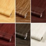 papier peint bois moderne adhésif beige brun rouge gris opacité décoration meubles salon chambre