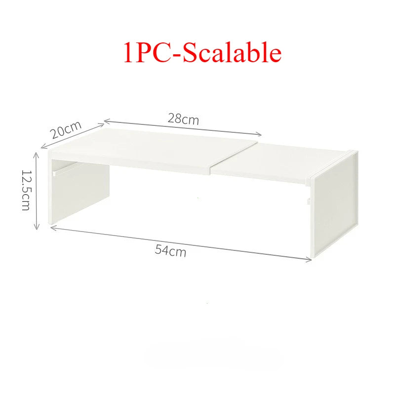étagères modulaires blancs clips multifonctionnelles rangement cuisine vaisselle épices minimalistes