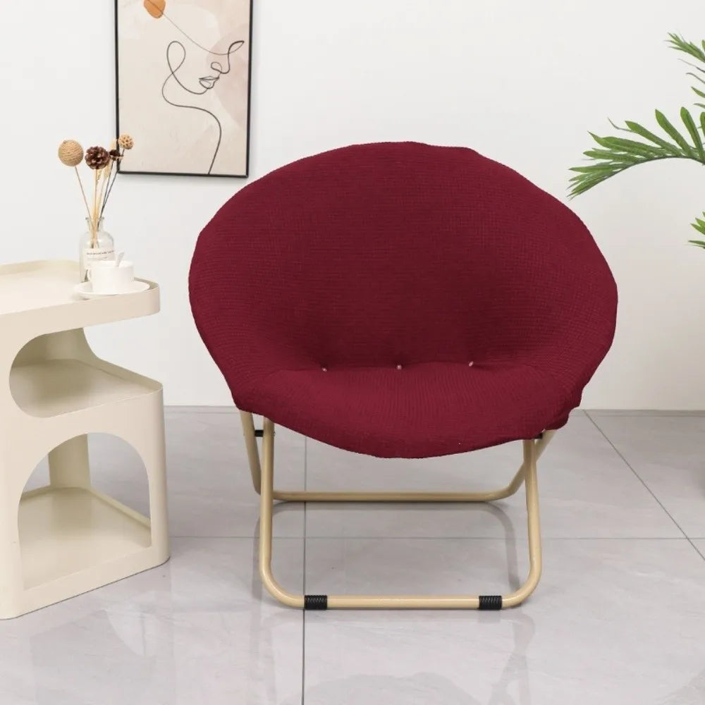 housse chaise pliante bleu rouge verte moderne tissu carreaux protection extérieure tringles polyester elasthanne