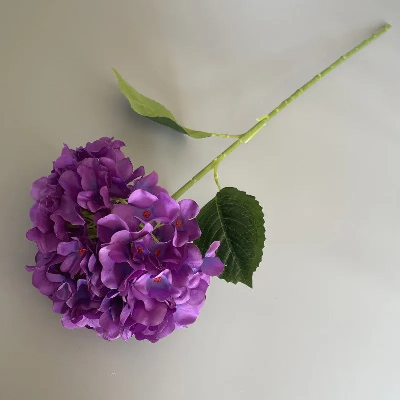 décoration florale hortensia artificielle bouquet bleu rouge moderne intérieur mariage anniversaire fête