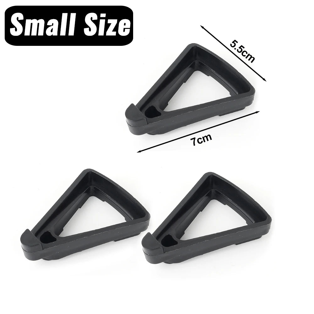 supports pot fleurs adhésifs modernes orange 20 pièces triangle plat invisible extérieur