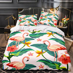 Détail du tissu polyester housse de couette feuilles