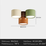 lampe moderne fer vert beige marron opacité éclairage quotidien minimaliste monté surface toucher interrupteur