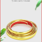 rubans décoratifs adhésifs or rouge modernes élégants pvc brillants lisses 3m