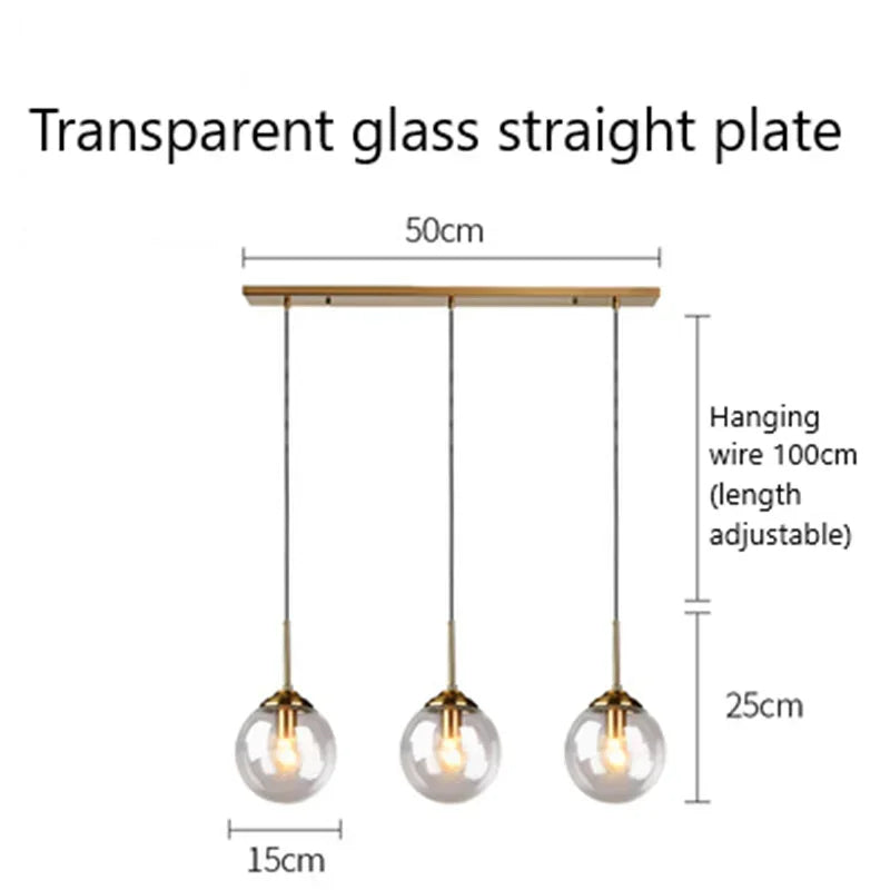 suspension lumineuse transparente moderne ampoule brillante câble noir minimaliste chambre salon étude