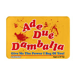 tapis sol antidérapant imperméable adhésif moderne jaune lettres rouges texte bleu