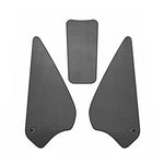 protège pieds moto antidérapant texture hexagonale moderne eyelets noirs sécurité scooter motorcycle protection