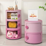 table nuit meuble moderne rose minimaliste tiroirs transparents chambre coucher