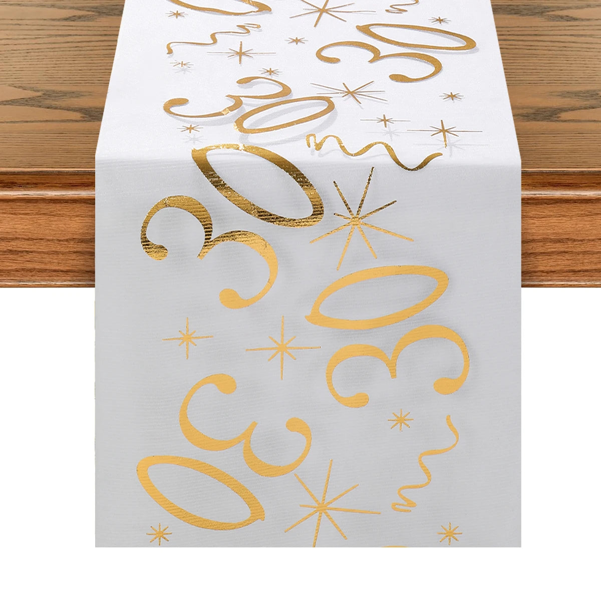 Chemin de table gris foncé pour décoration table anniversaire moderne