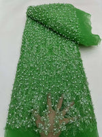 tissu polyester dentelle rose pâle vert violet bleu clair élégant orné haut qualité translucent