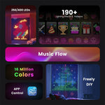guirlandes led modulables multicolores pixel art motifs variés app contrôlables waterproof ip65